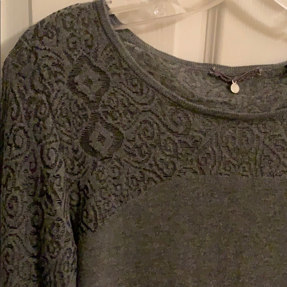 Anthro cut out sweater by Knitted  & Knotted.